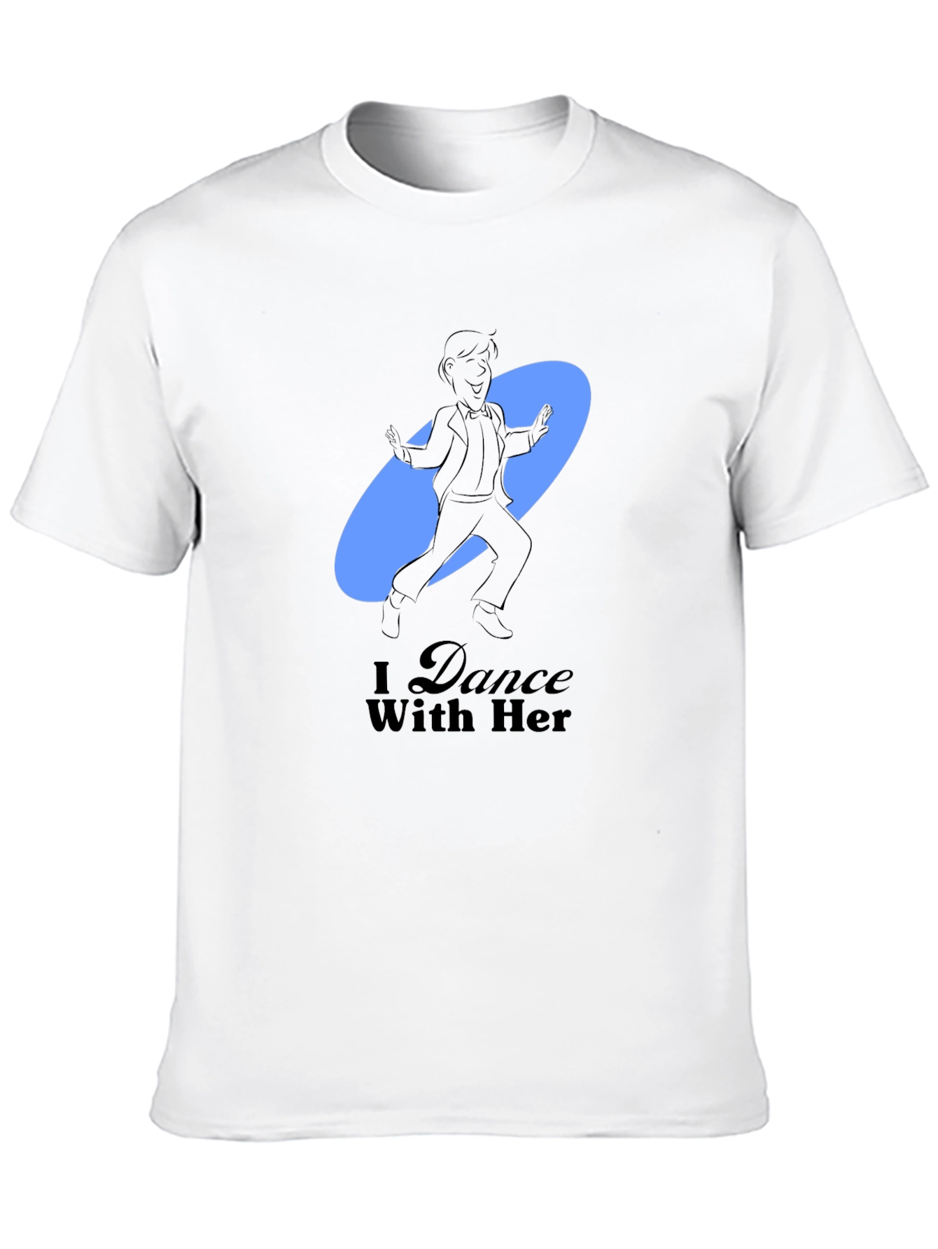 Camiseta Negra Hombre I Dance With Her