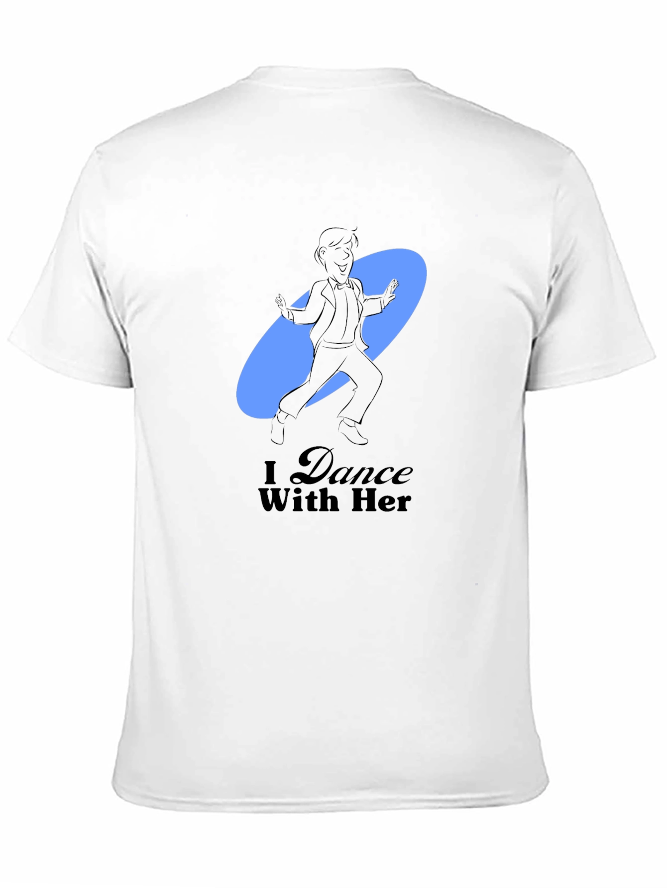 Camiseta Negra Hombre I Dance With Her