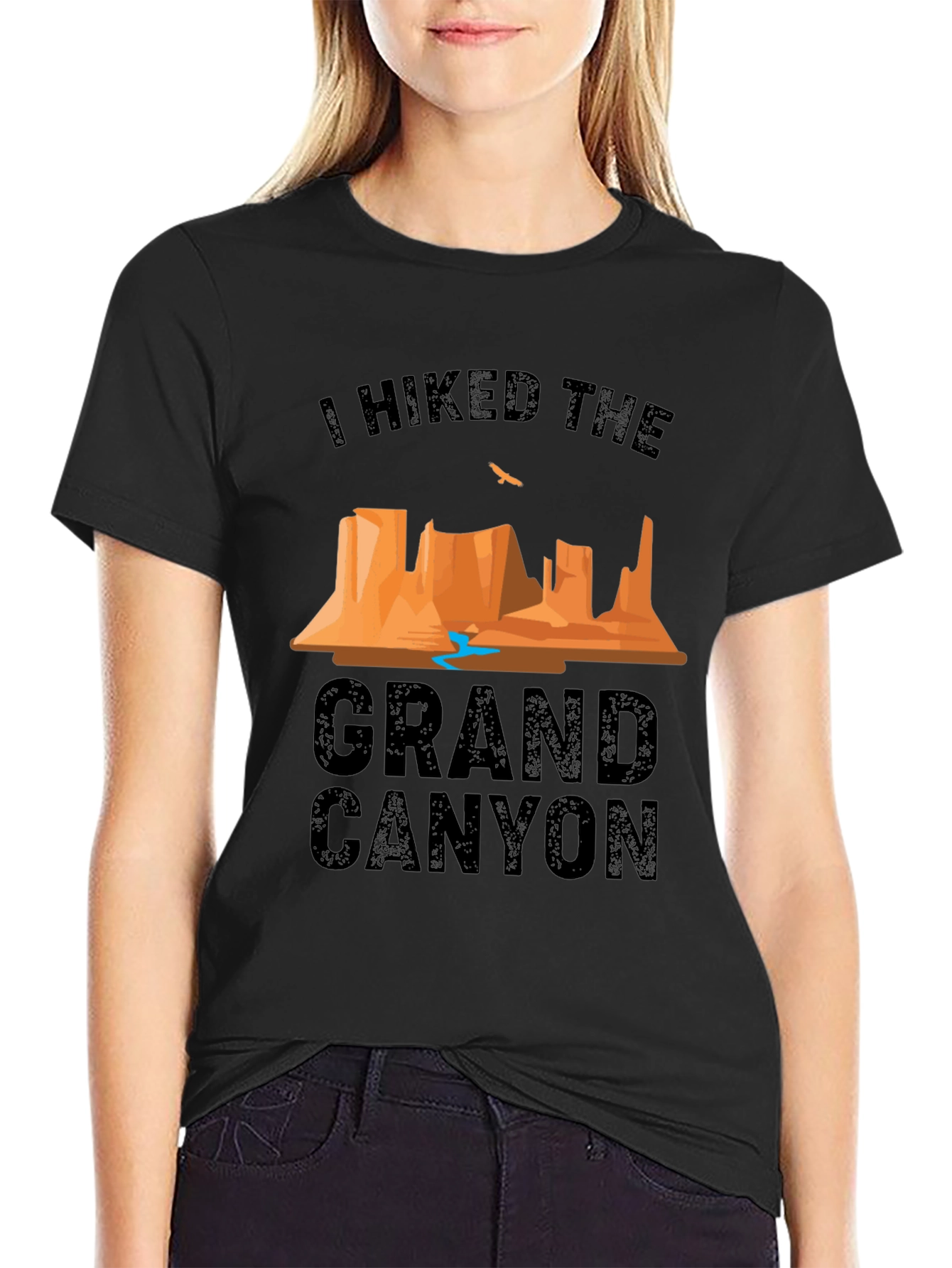 Camiseta Negra I Hiked the Grand Canyon