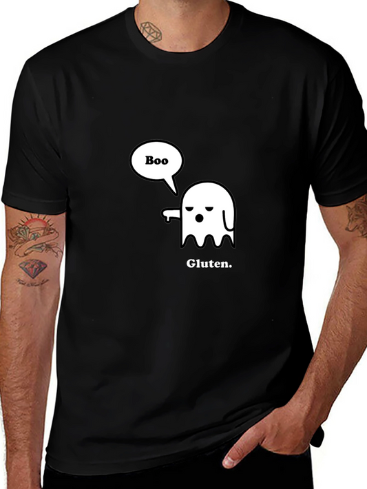 Camiseta Negra Fantasma Anti-Gluten