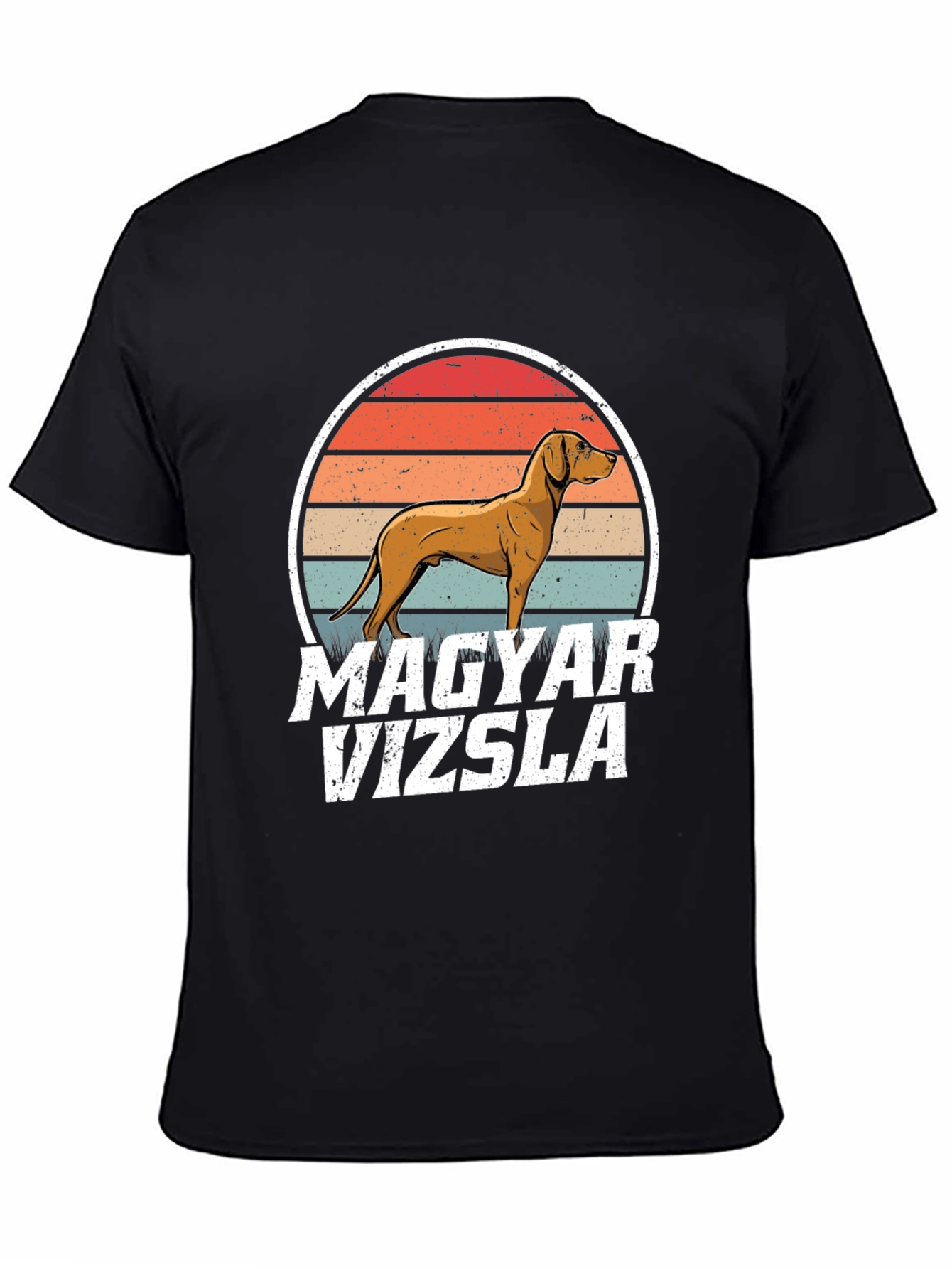 Camiseta Vizsla Húngaro Atardecer Retro