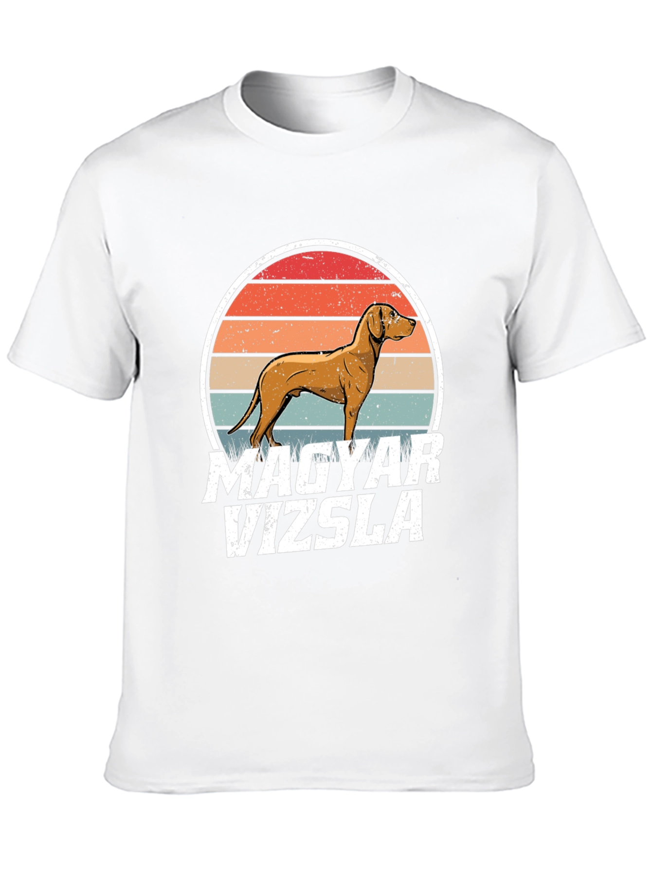 Camiseta Vizsla Húngaro Atardecer Retro