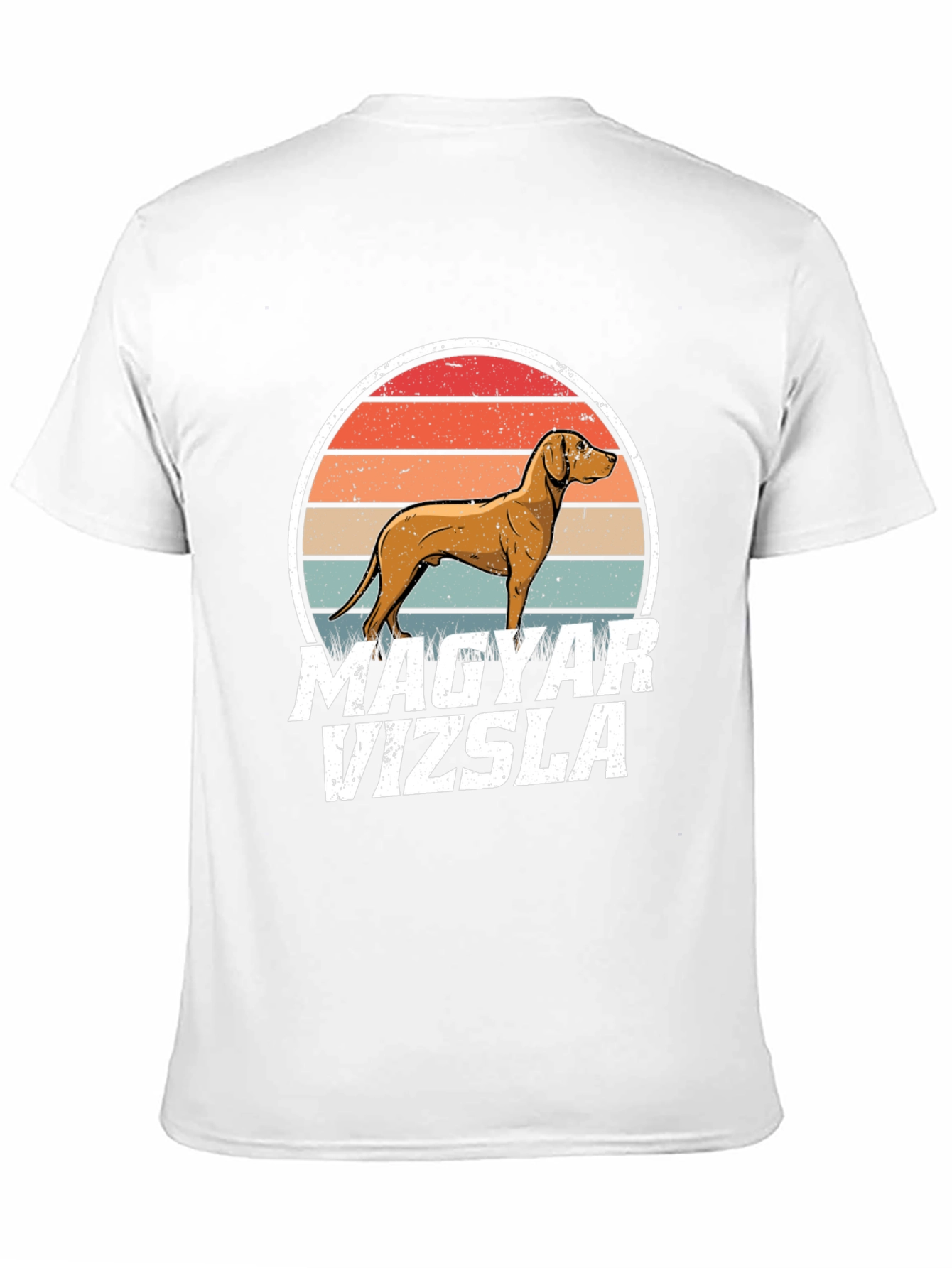 Camiseta Vizsla Húngaro Atardecer Retro