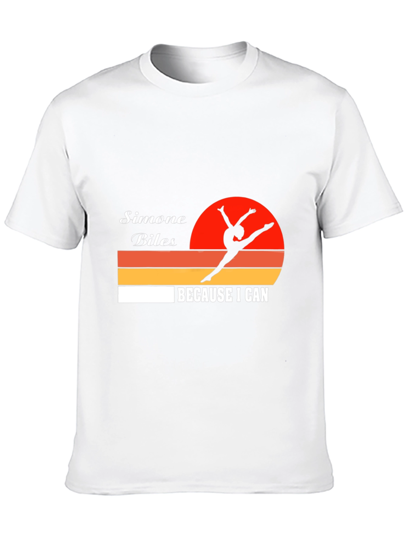 Camiseta Negra Deportiva Simone Biles Retro