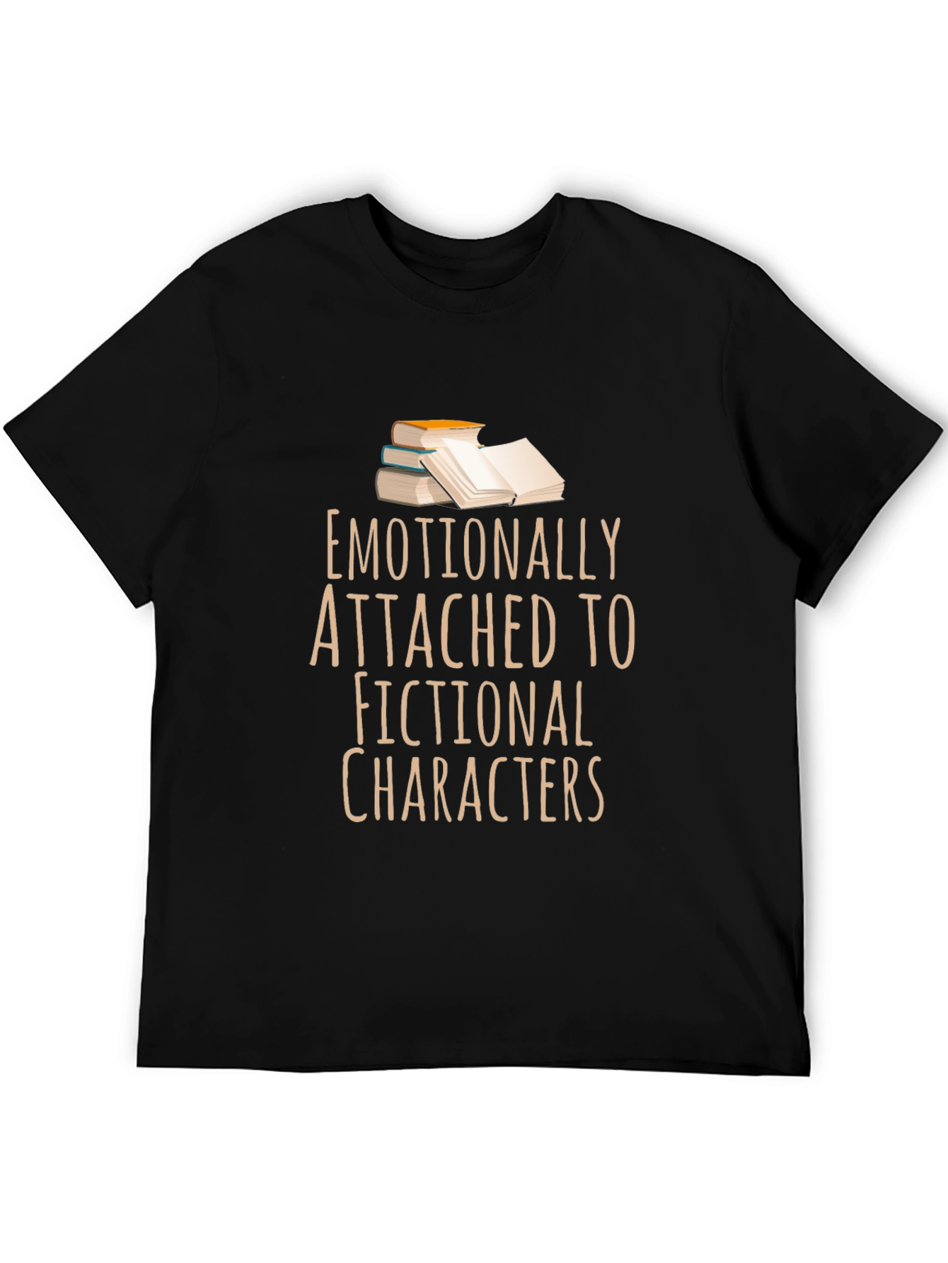 Camiseta Negra: Apegado Emocionalmente a Personajes Ficticios