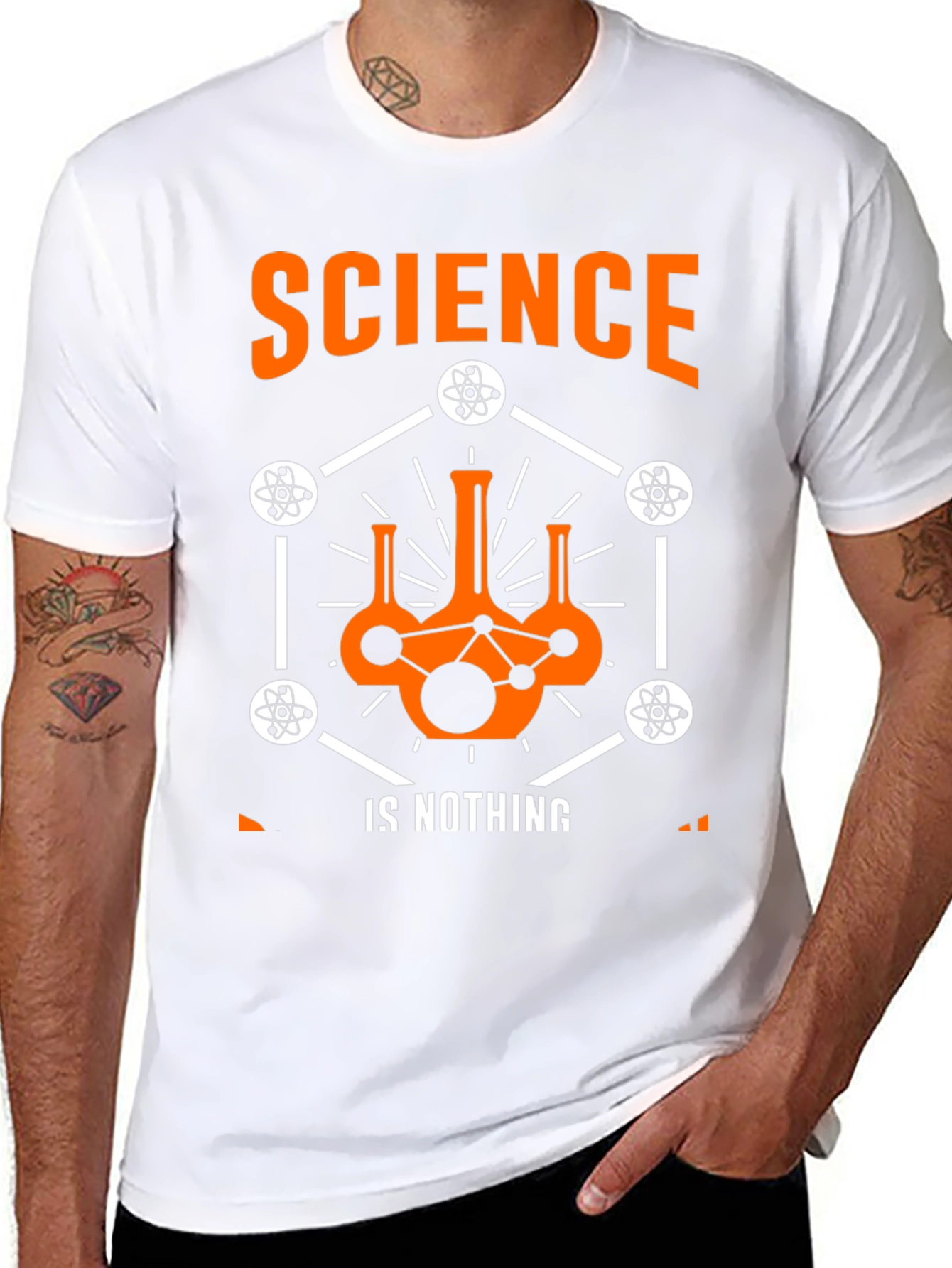 Camiseta Negra La Ciencia es Nada