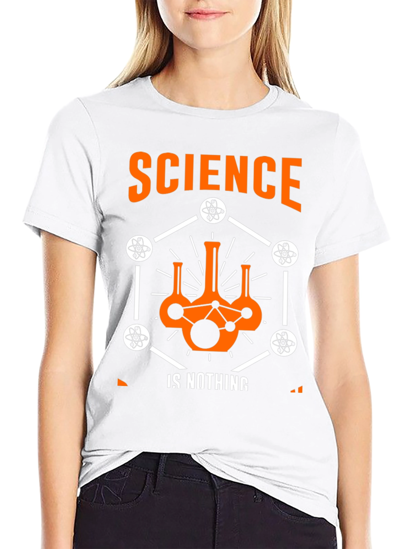 Camiseta Negra La Ciencia es Nada