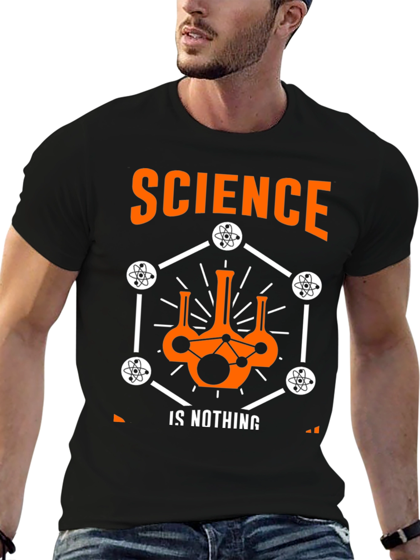 Camiseta Negra La Ciencia es Nada