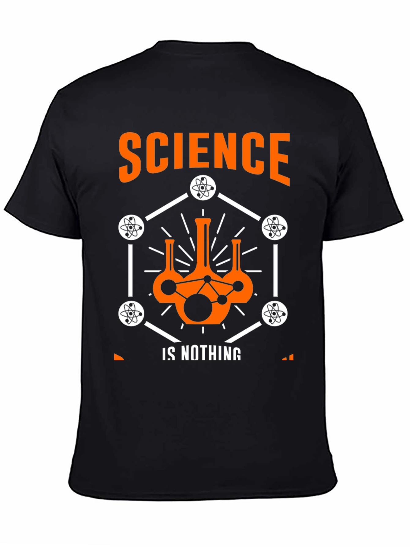 Camiseta Negra La Ciencia es Nada