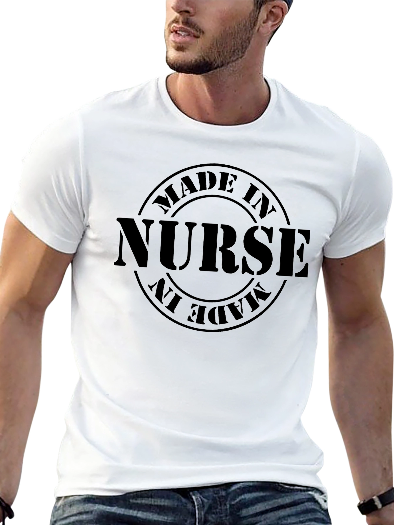 Camiseta Negra Made in Nurse