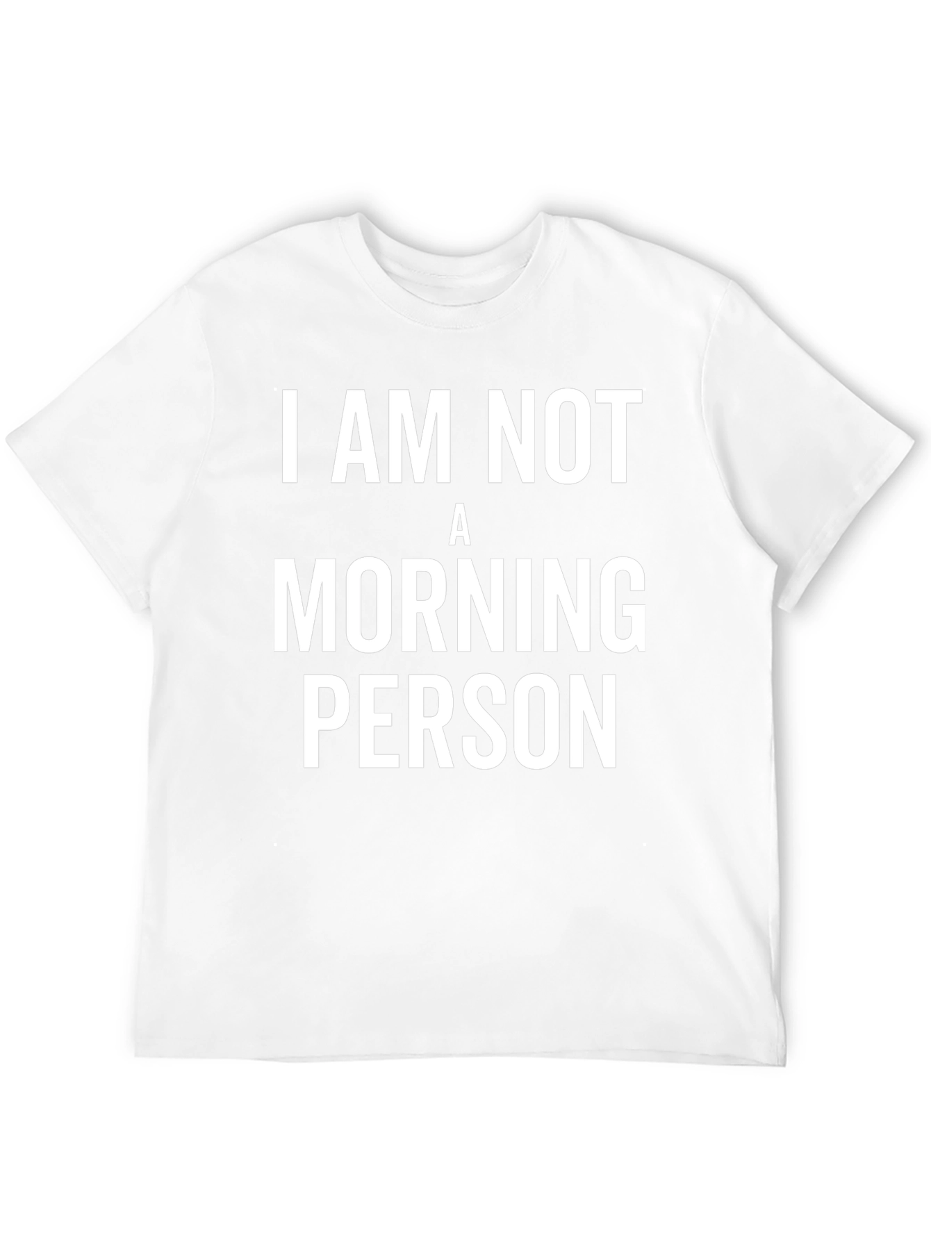 Camiseta Negra: No Soy Persona Matutina