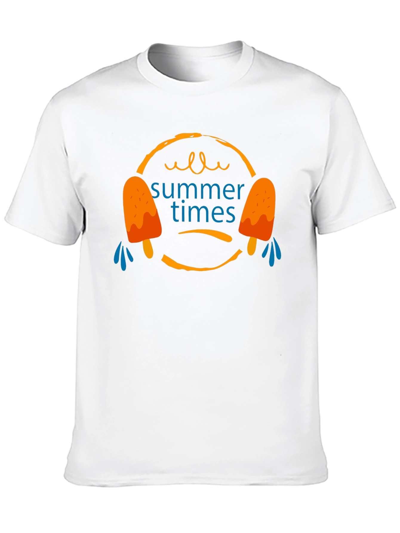 Camiseta Negra con Diseño de Verano Summertime