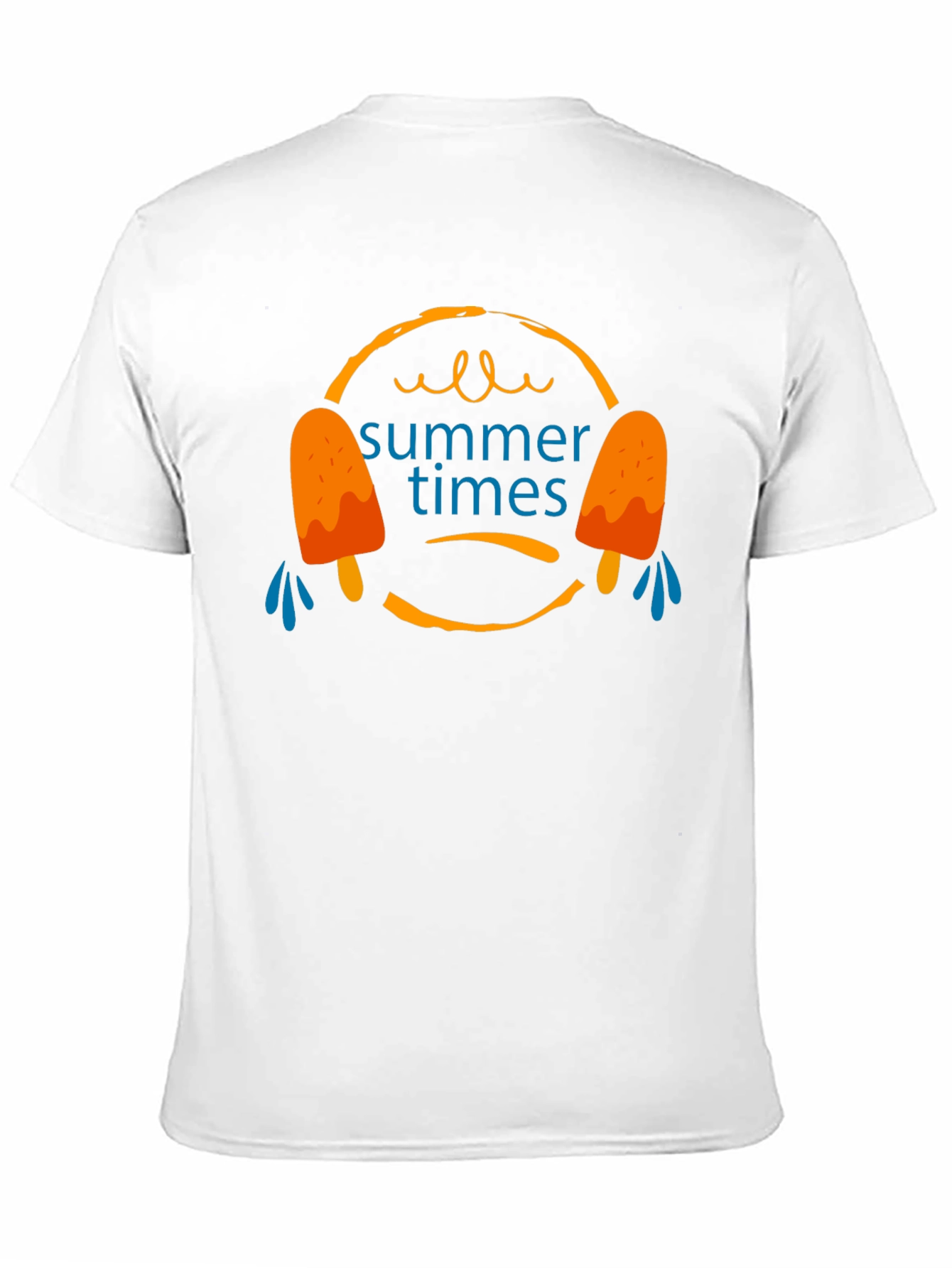 Camiseta Negra con Diseño de Verano Summertime