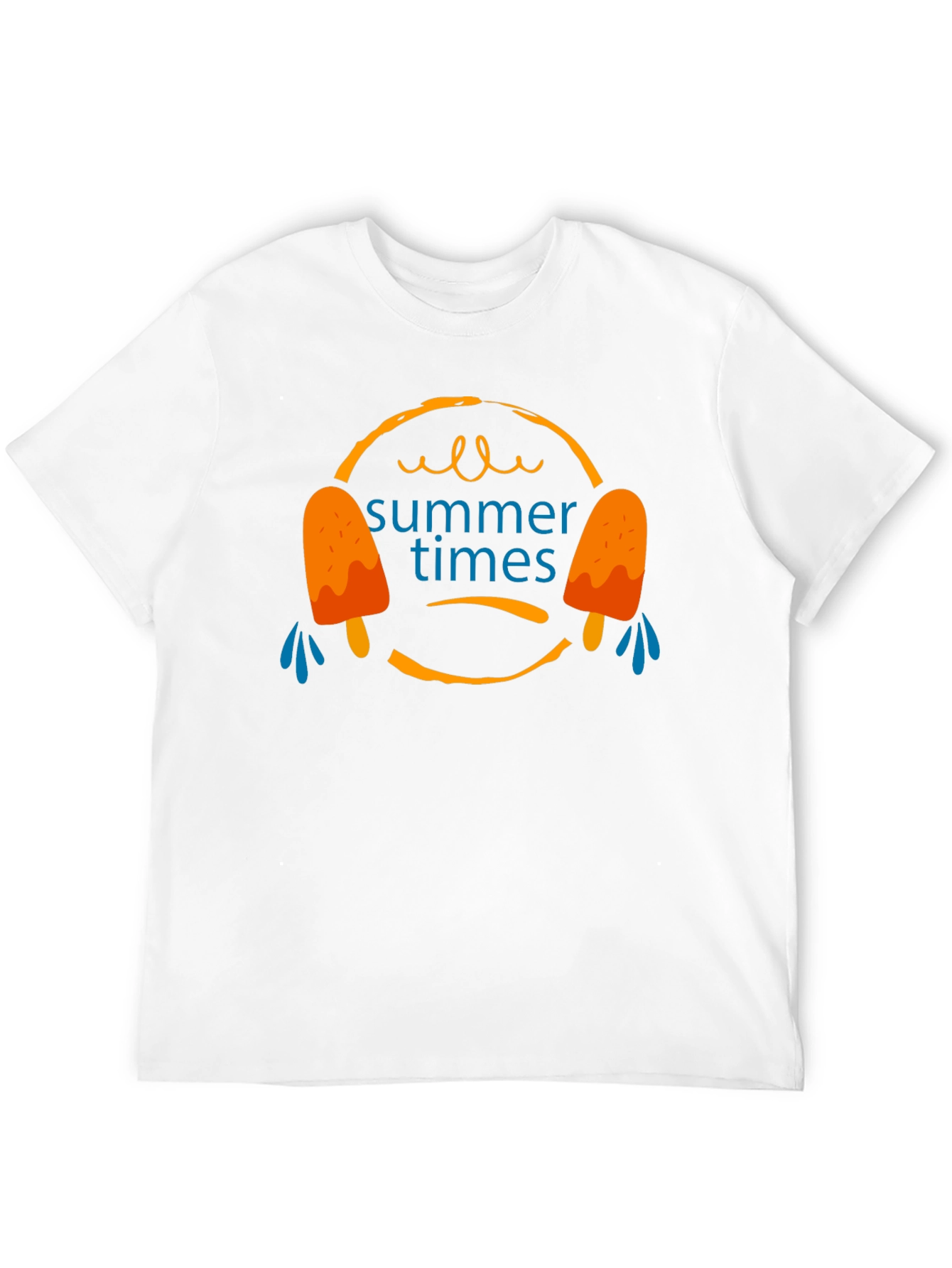 Camiseta Negra con Diseño de Verano Summertime