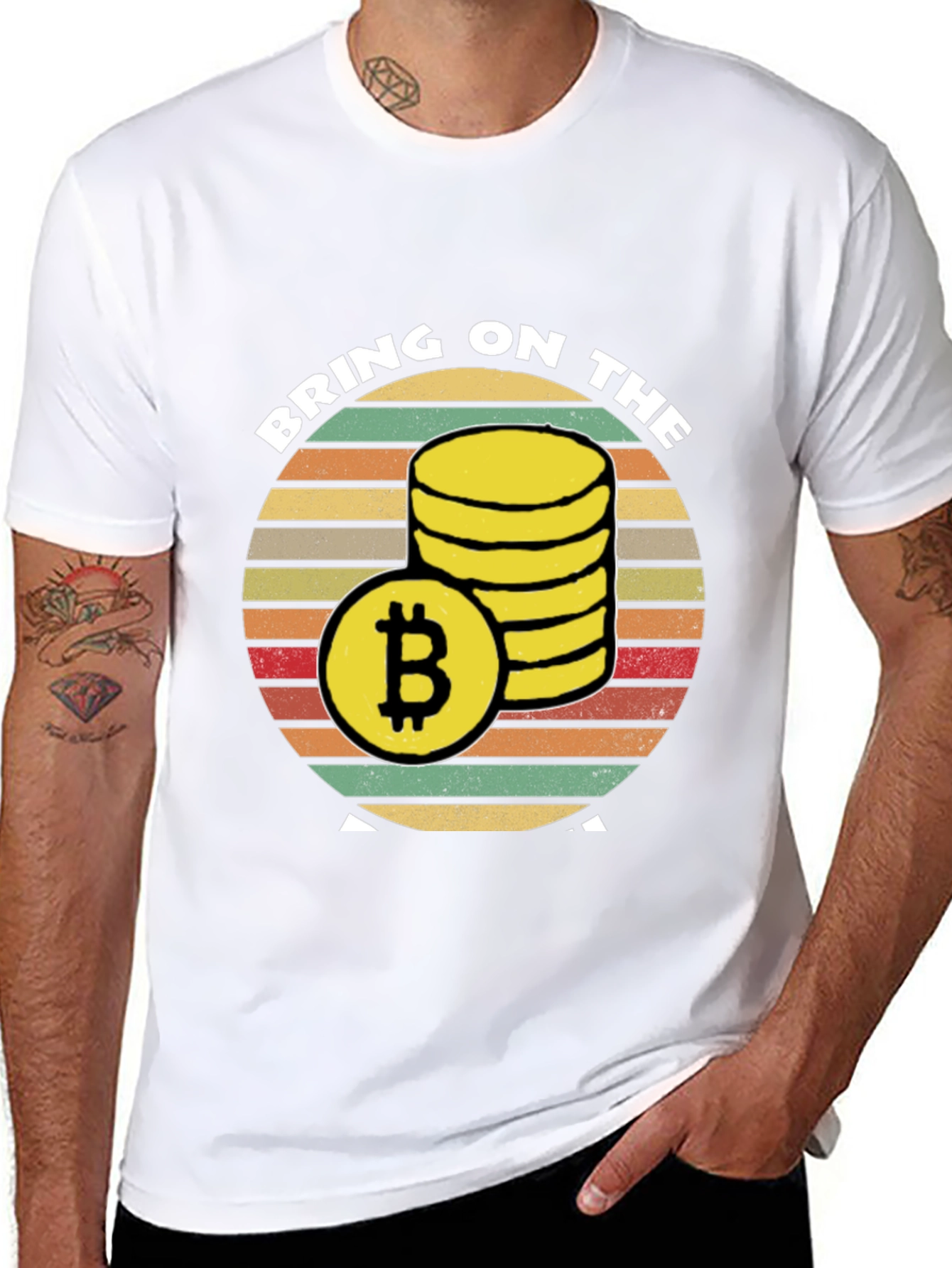 Camiseta Bitcoin: ¡Trae la riqueza!