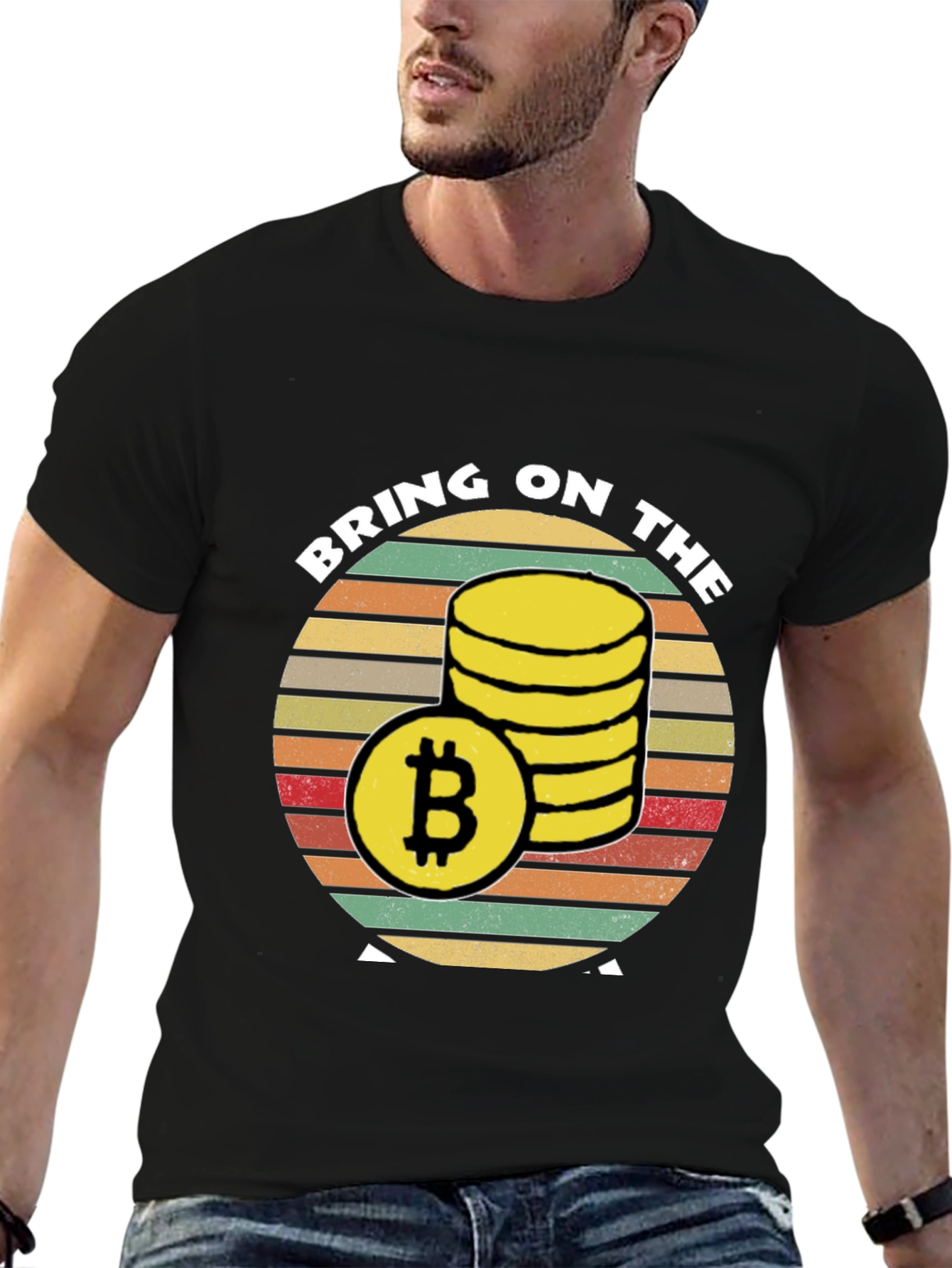 Camiseta Bitcoin: ¡Trae la riqueza!