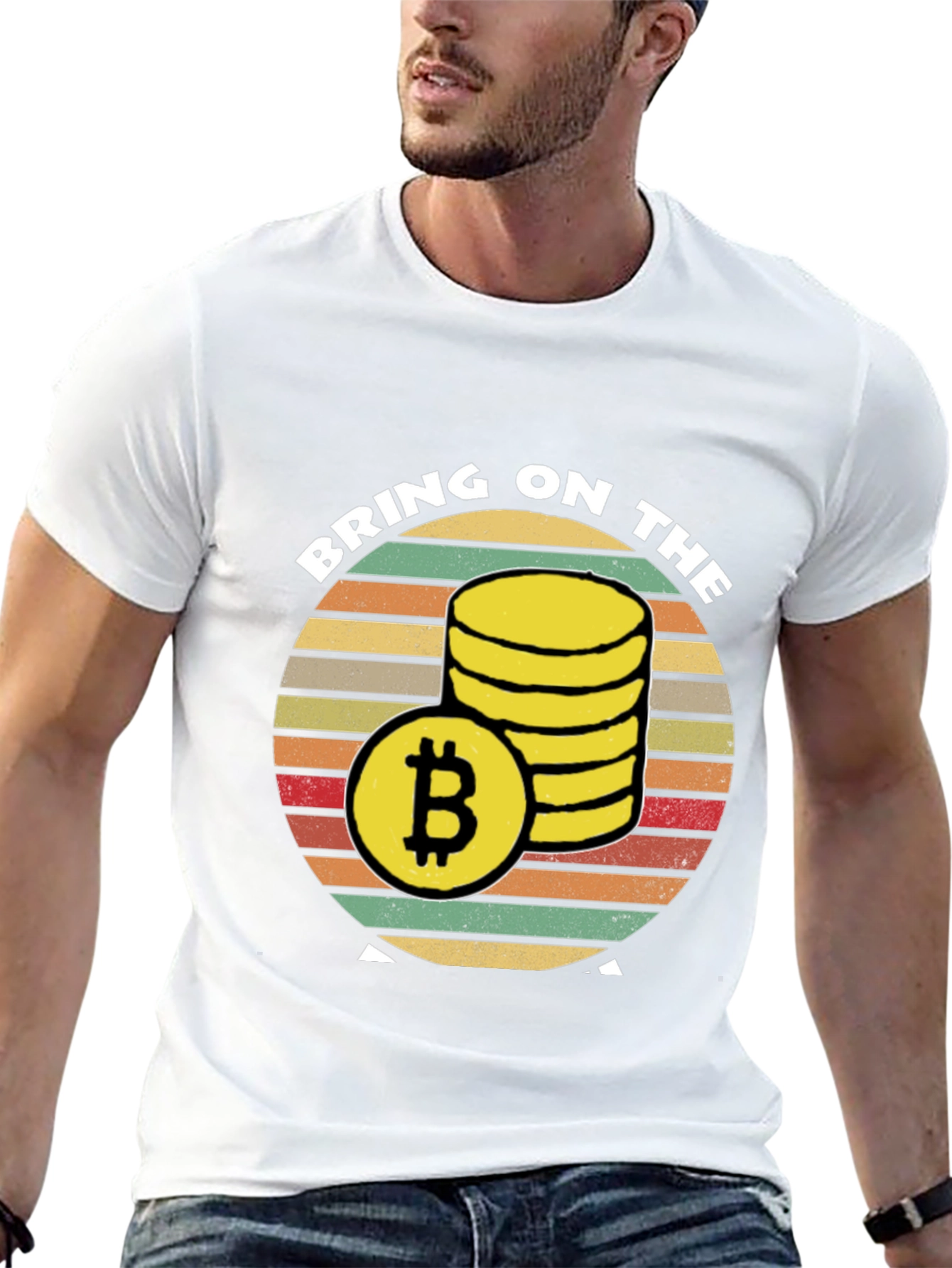 Camiseta Bitcoin: ¡Trae la riqueza!
