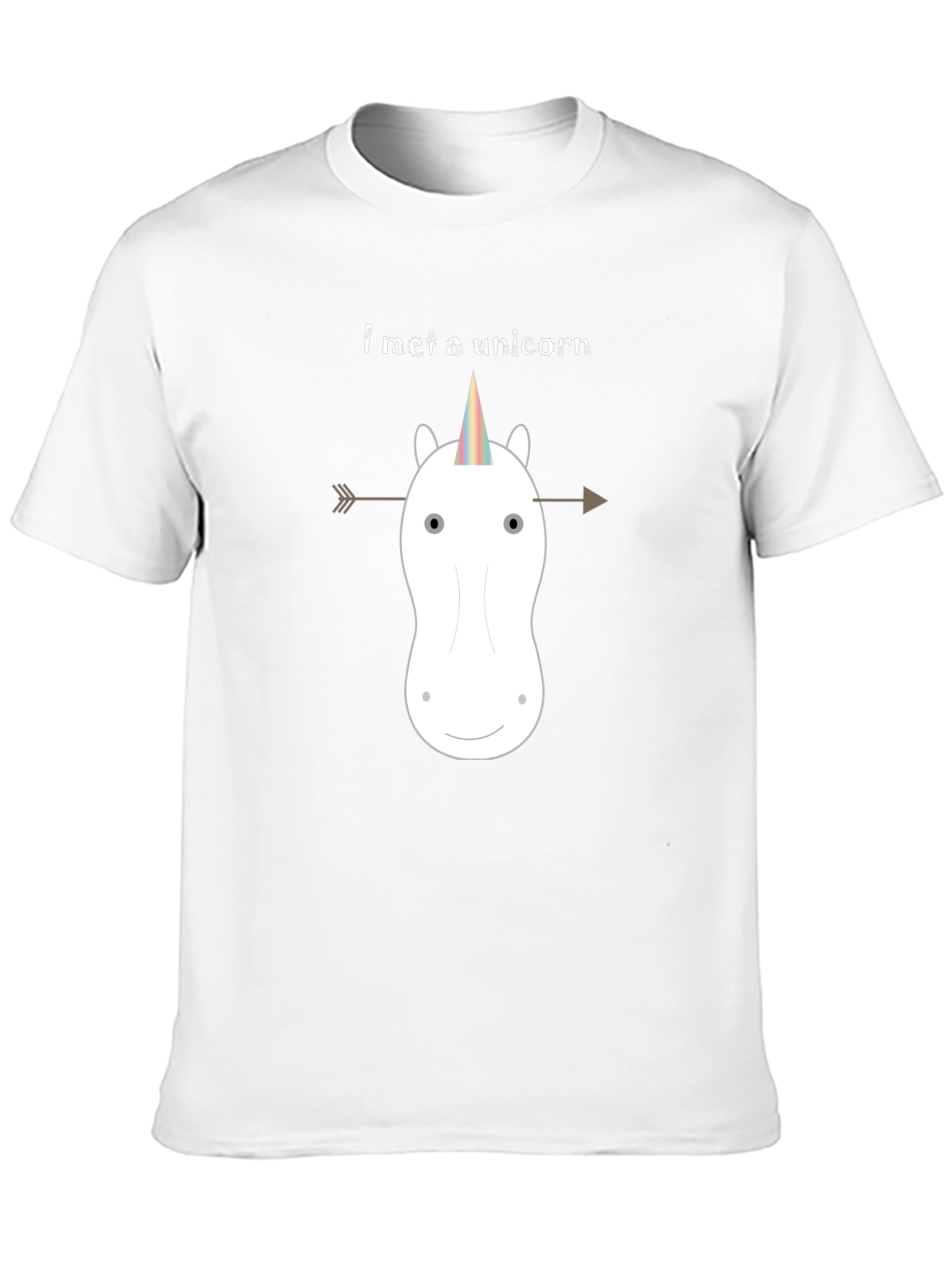 Camiseta Negra: Unicornio Flechado - ¡Mágica!
