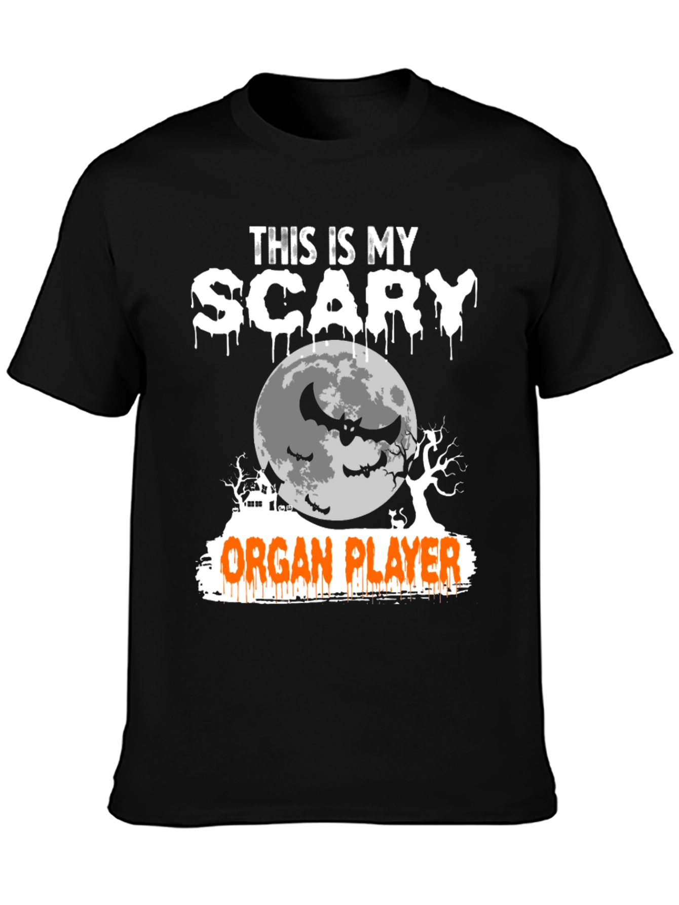 Camiseta Halloween: Scary Organ Player