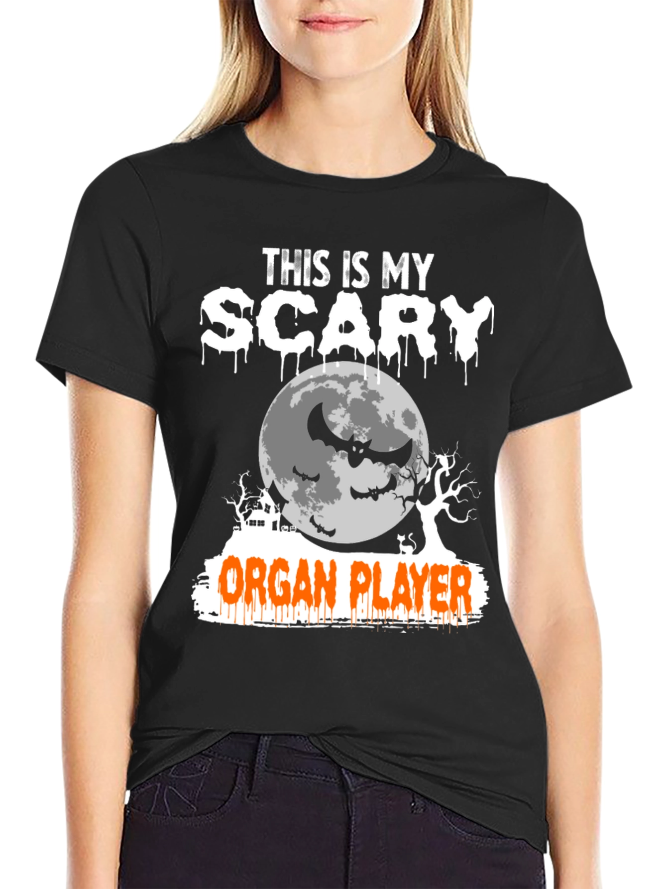 Camiseta Halloween: Scary Organ Player