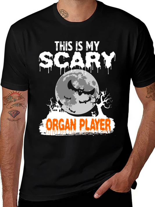 Camiseta Halloween: Scary Organ Player
