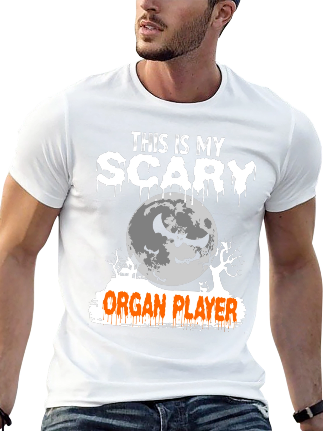 Camiseta Halloween: Scary Organ Player