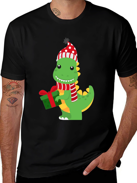 Camiseta Dinosaurio Navideño