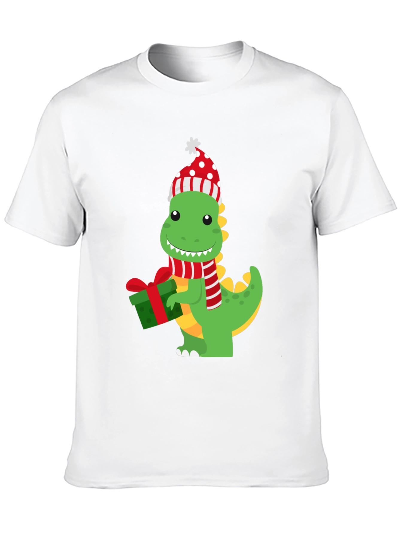 Camiseta Dinosaurio Navideño