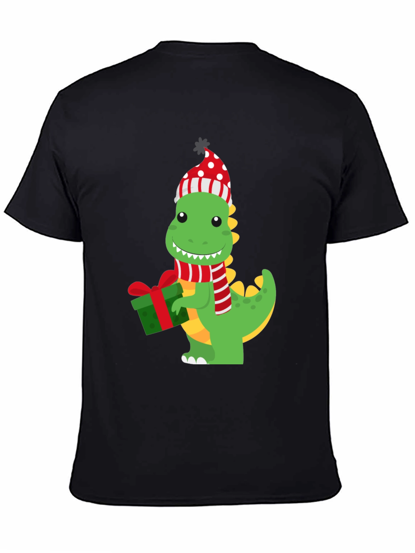 Camiseta Dinosaurio Navideño