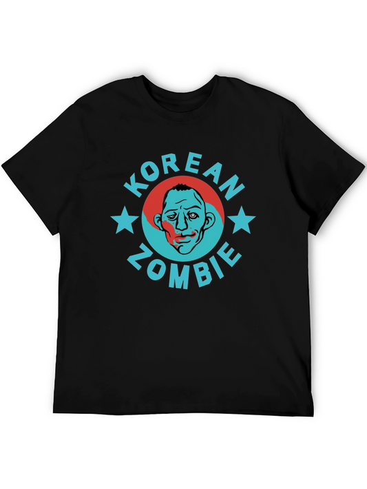 Camiseta Korean Zombie Negra para Hombre