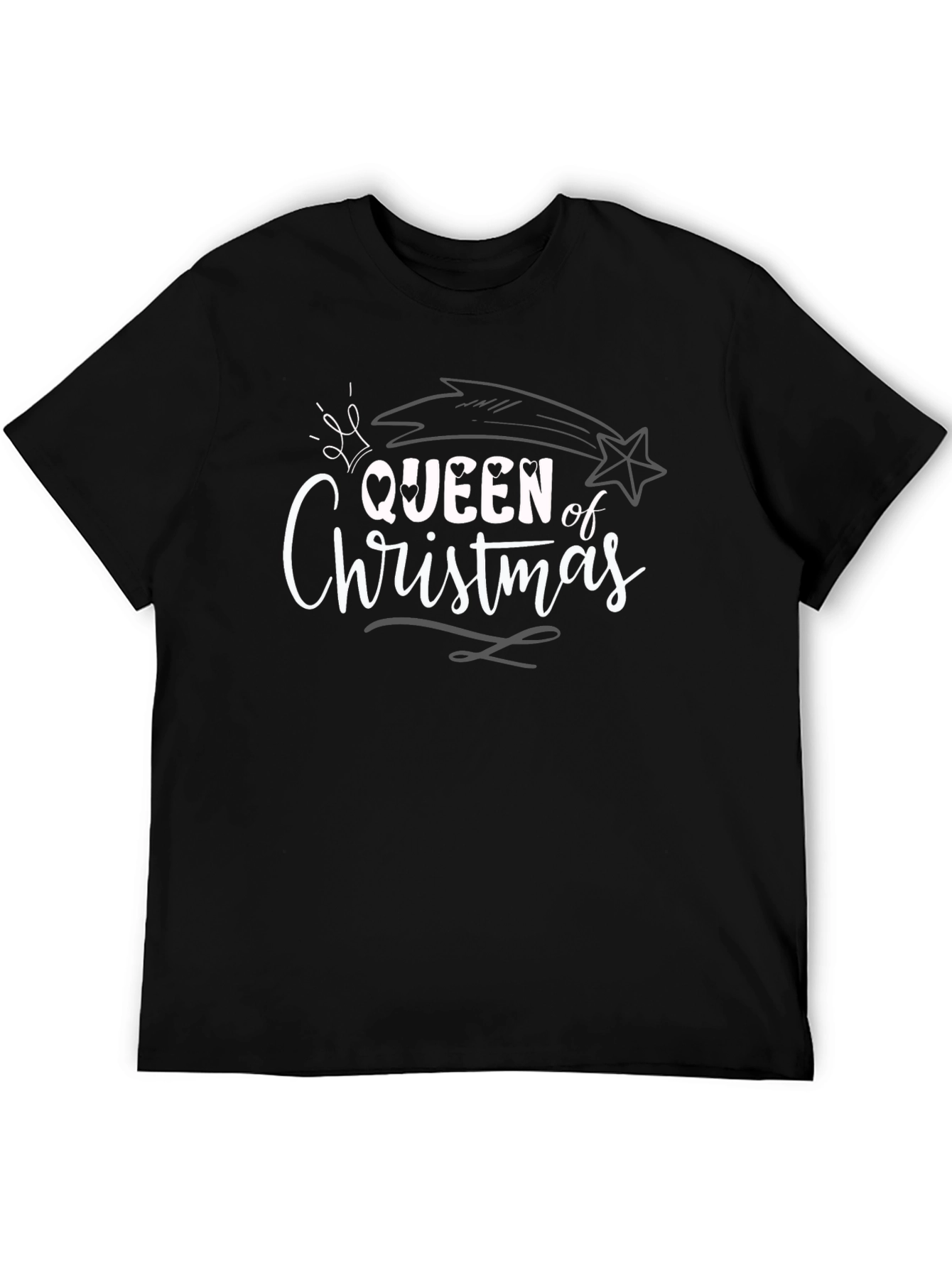 Camiseta Negra Reina de la Navidad
