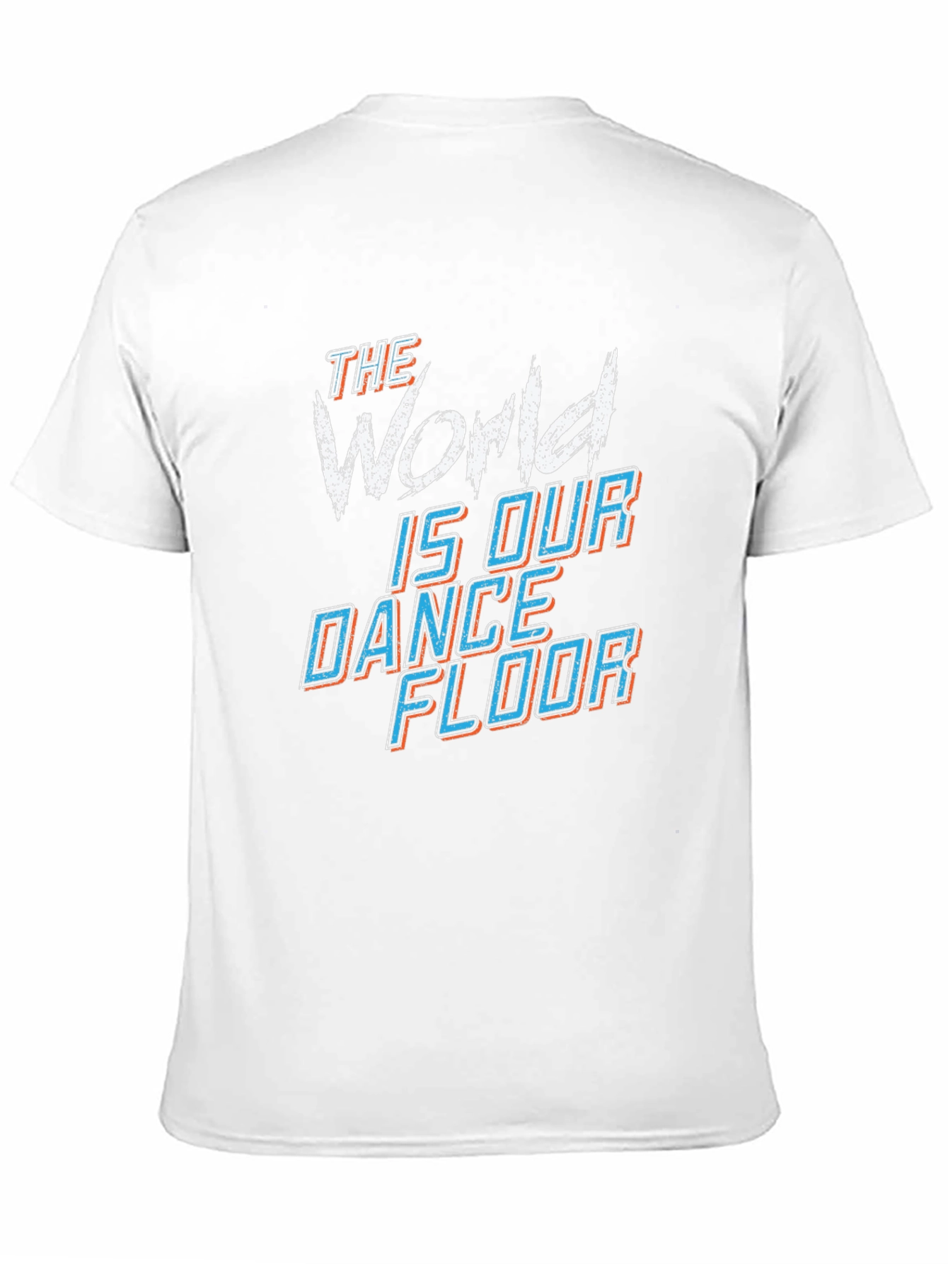 Camiseta Negra El Mundo Es Nuestra Pista de Baile