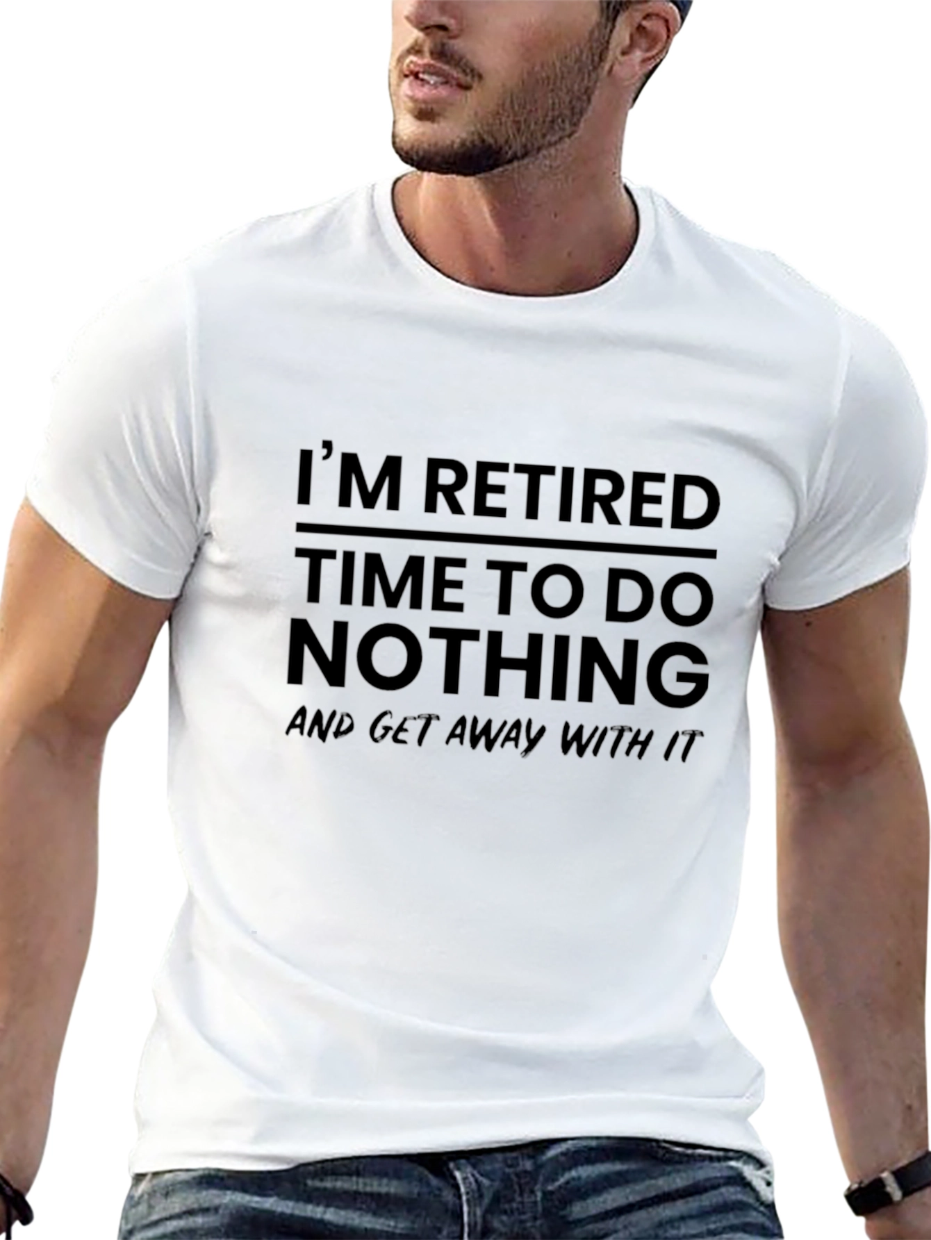 Camiseta Negra: ¡Retirado Tiempo Libre!