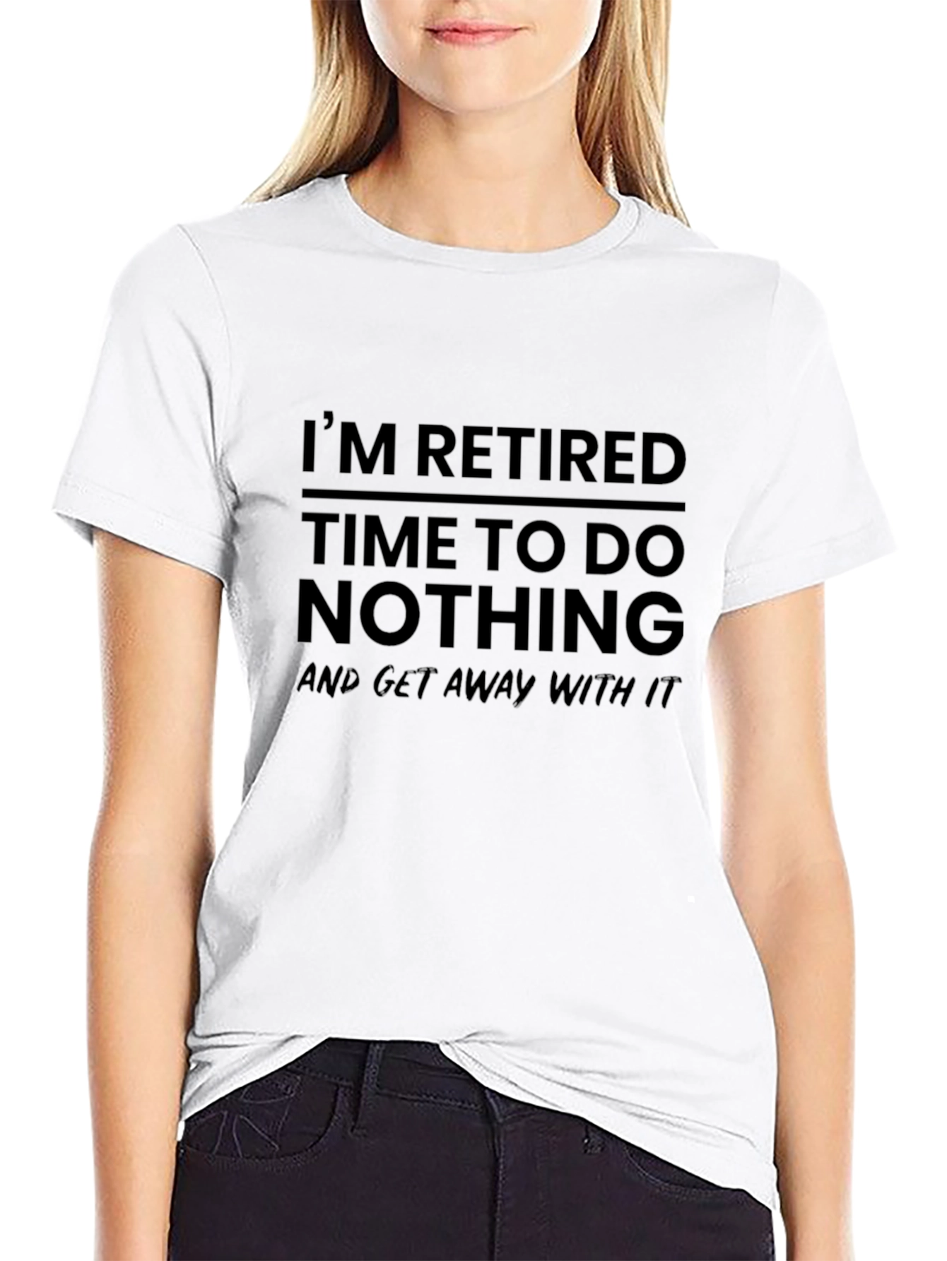 Camiseta Negra: ¡Retirado Tiempo Libre!