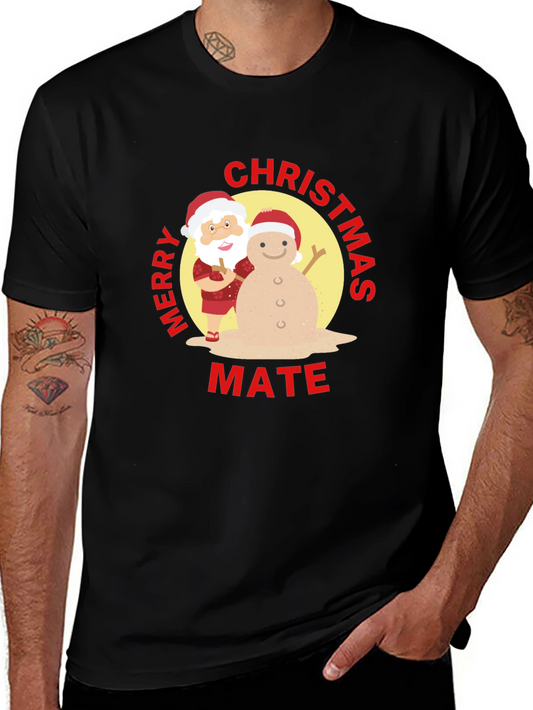 Camiseta Navideña Merry Christmas Mate Original
