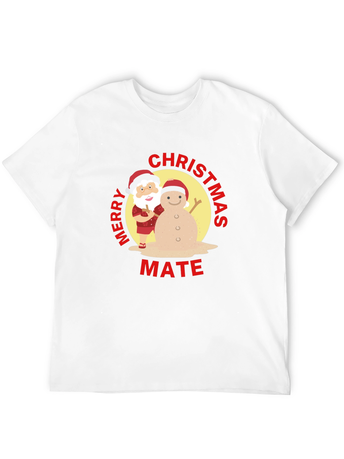 Camiseta Navideña Merry Christmas Mate Original