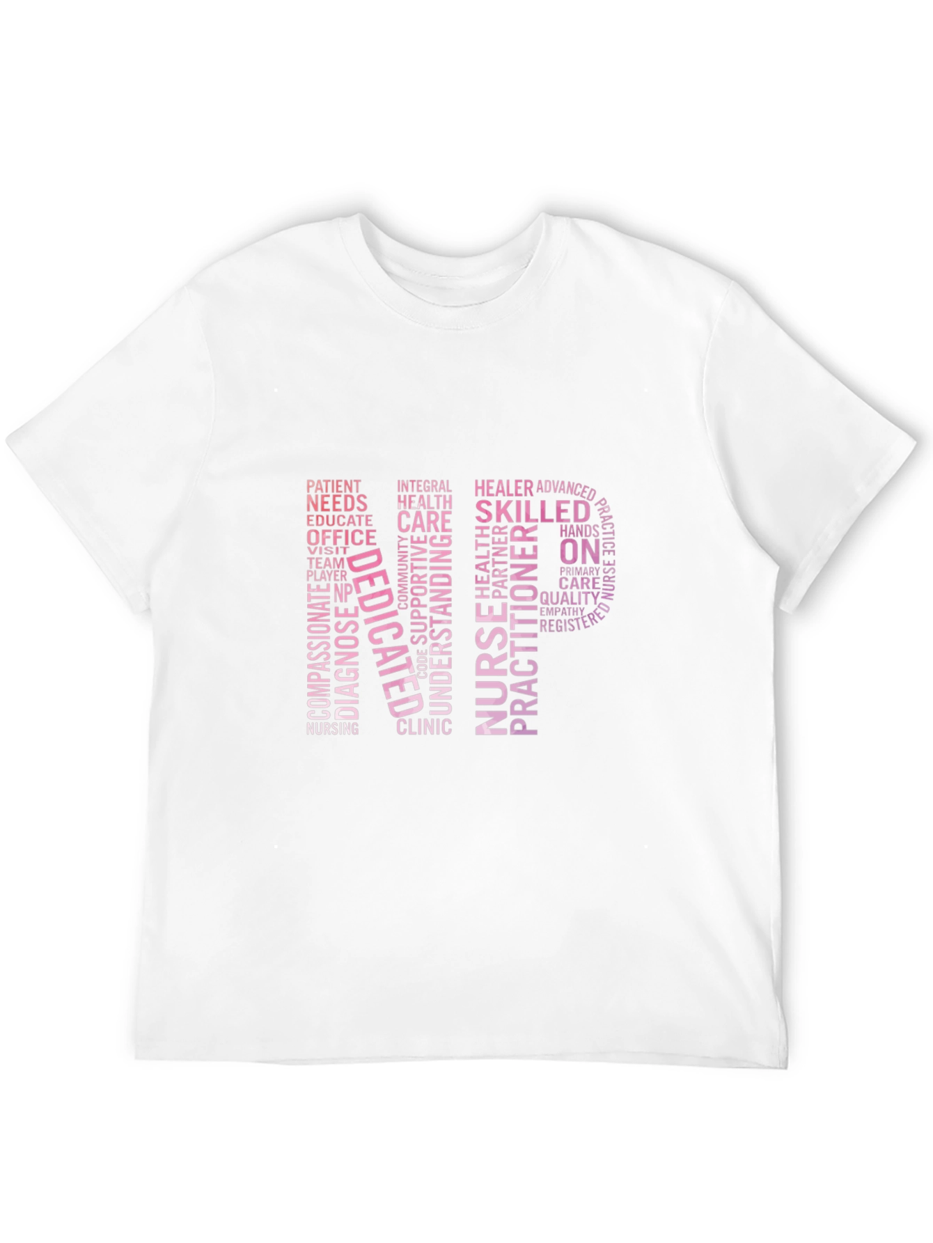 Camiseta Negra con Diseño de Enfermera Profesional