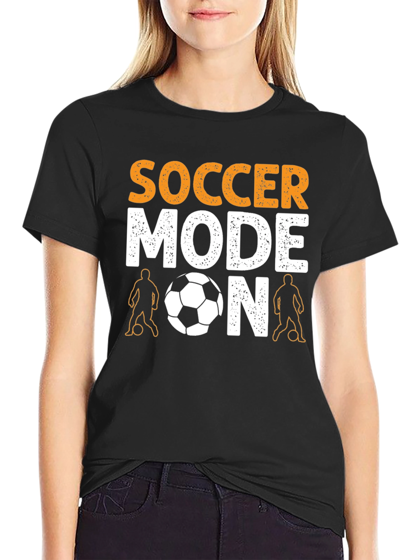 Camiseta Negra Modo Fútbol ON