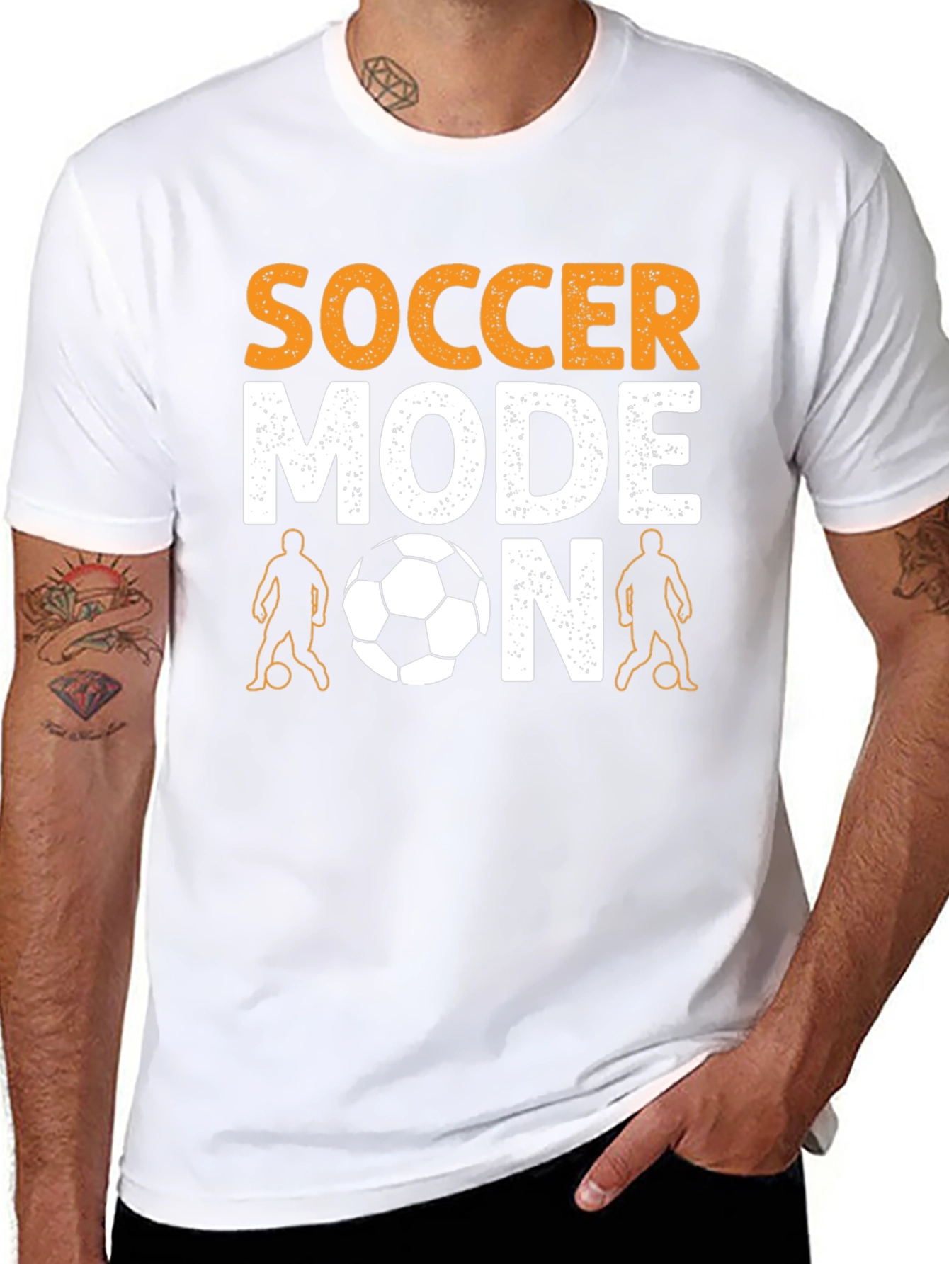 Camiseta Negra Modo Fútbol ON