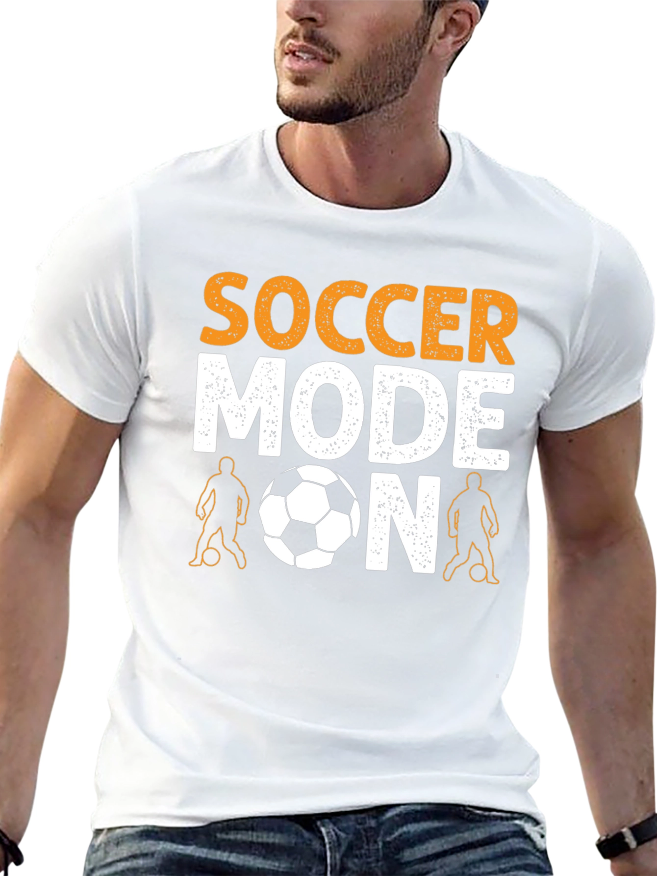 Camiseta Negra Modo Fútbol ON