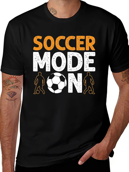 Camiseta Negra Modo Fútbol ON