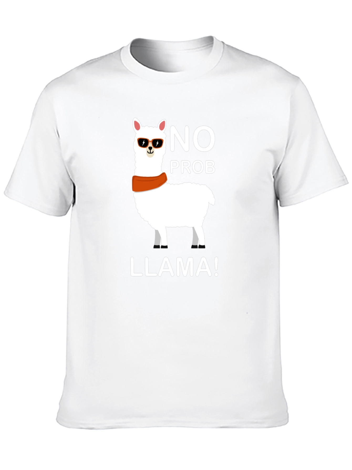 Camiseta Negra con Llama Cool - Sin Problema Llama