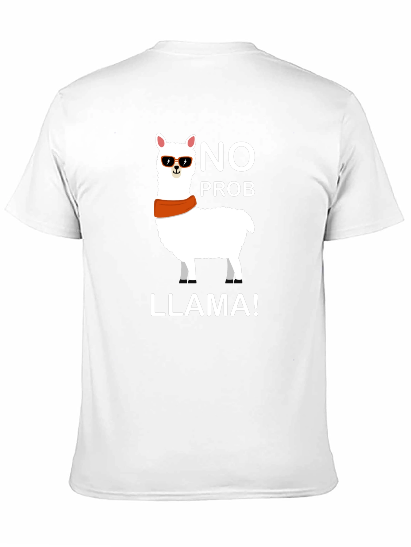 Camiseta Negra con Llama Cool - Sin Problema Llama