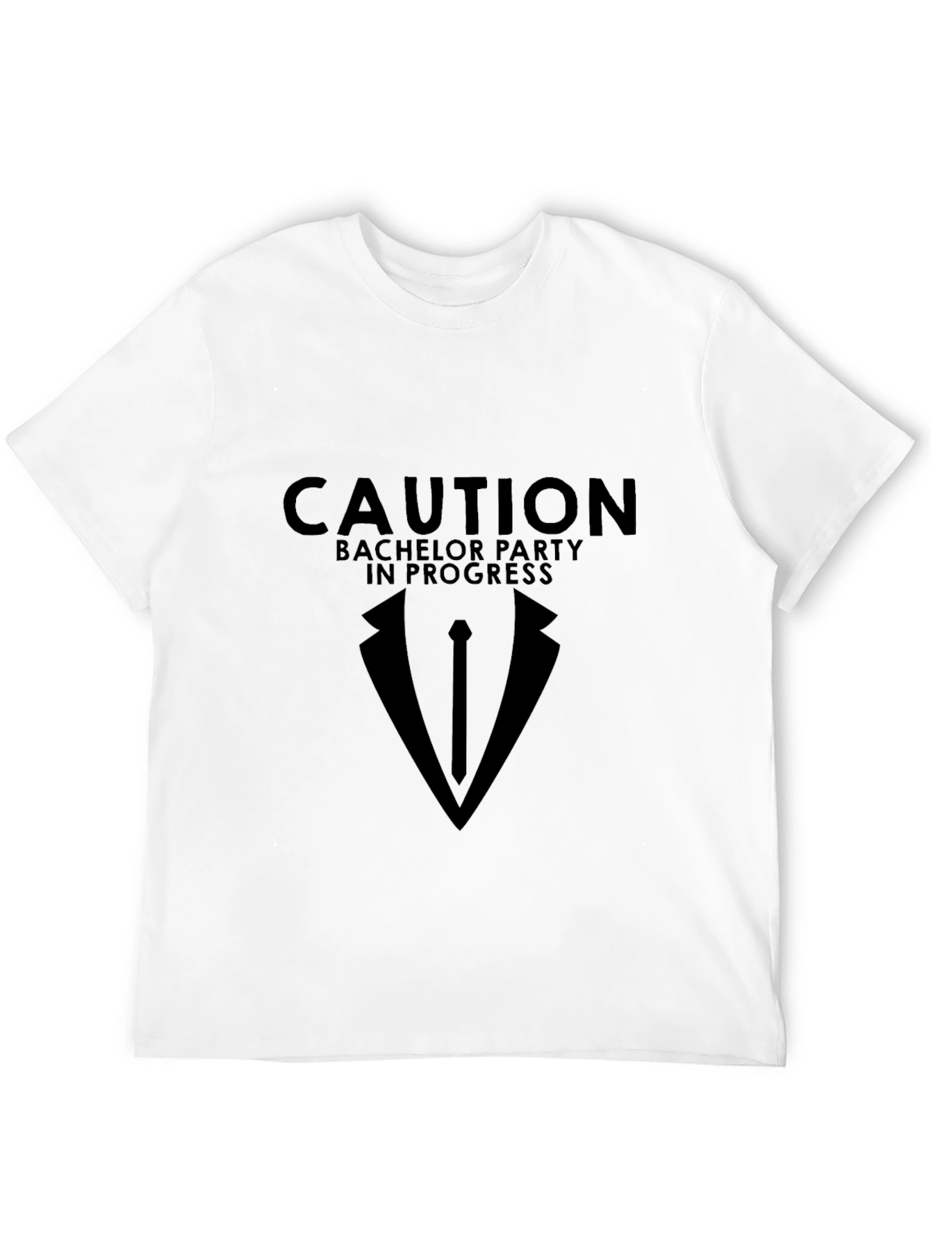 Camiseta Negra Soltero en Progreso