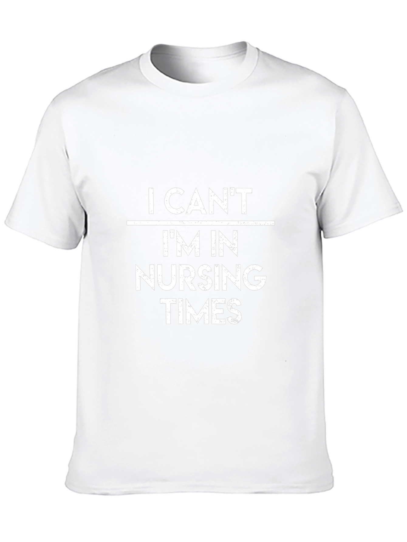 Camiseta Negra I Cant Im in Nursing Times