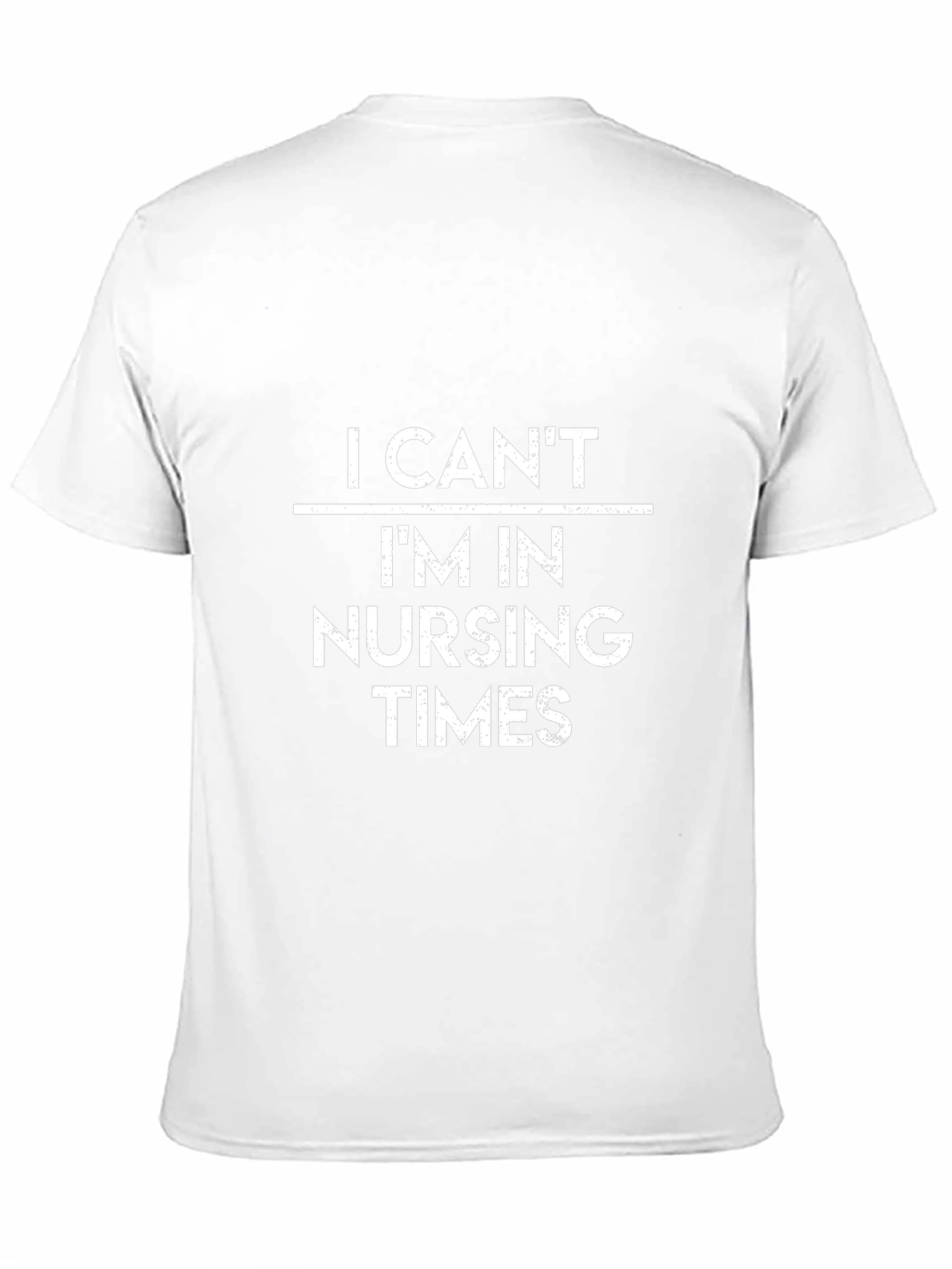 Camiseta Negra I Cant Im in Nursing Times