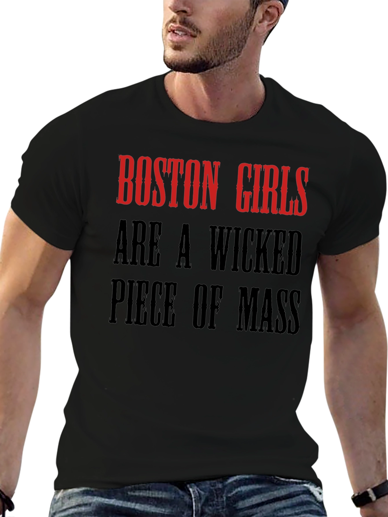 Camiseta Boston Girls Are A Wicked Piece Of Mass
