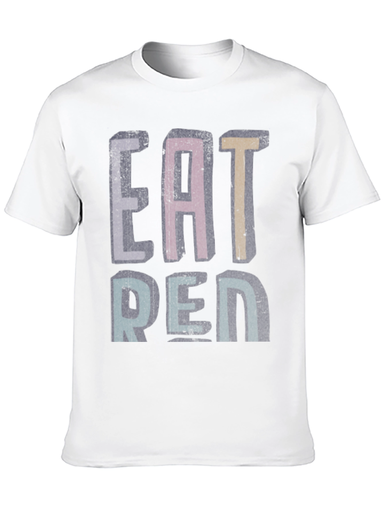 Camiseta Negra Estampada EAT REN