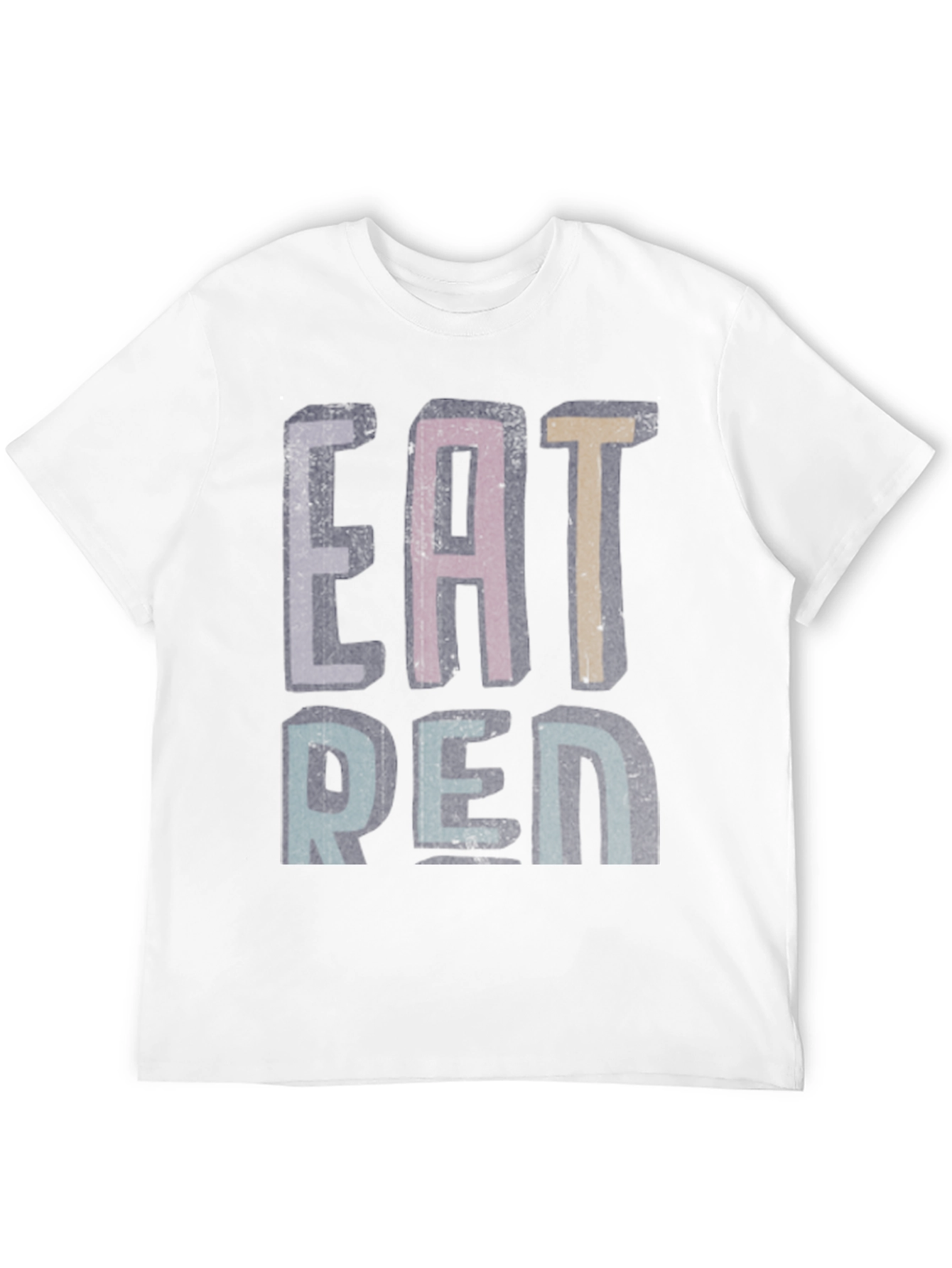 Camiseta Negra Estampada EAT REN