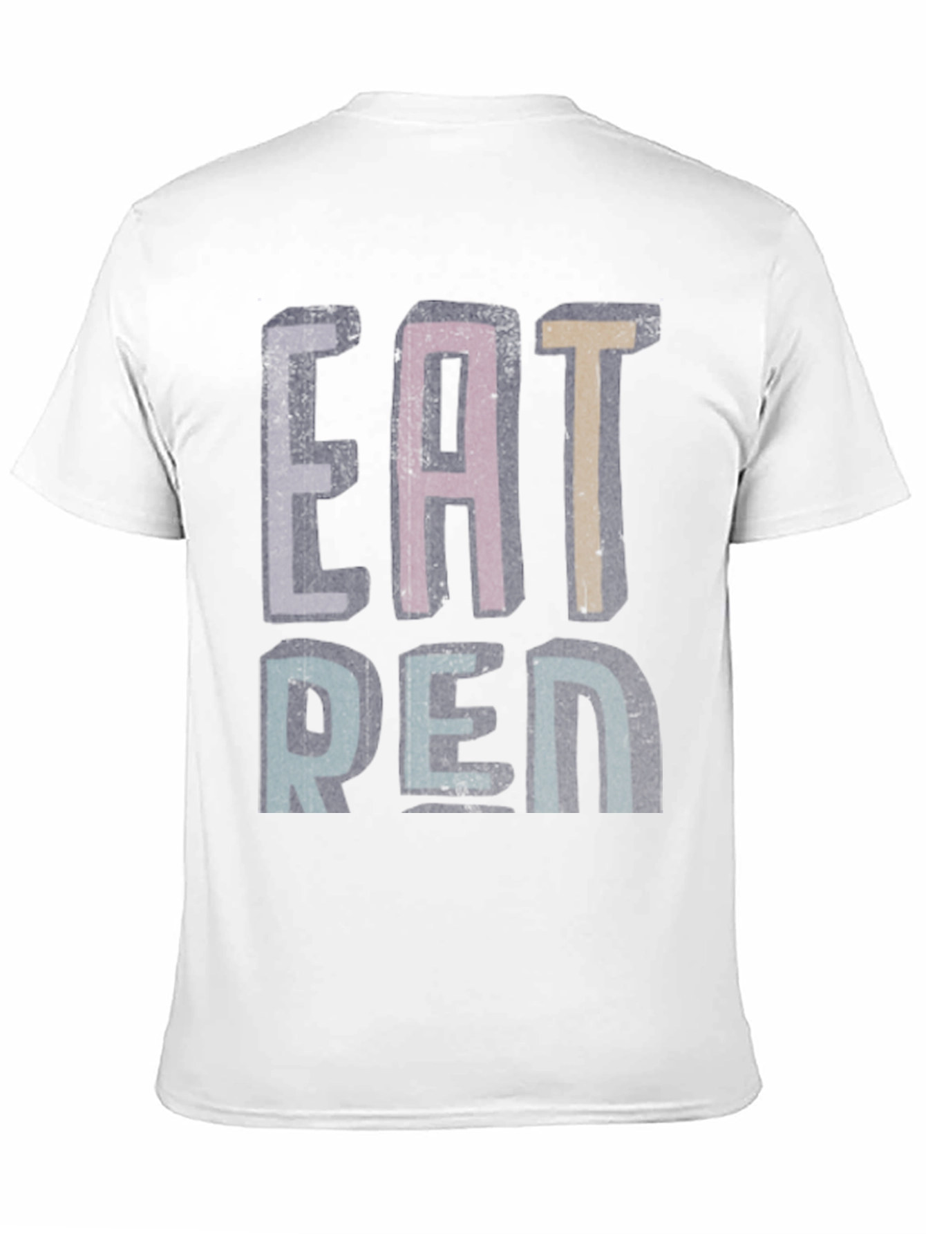 Camiseta Negra Estampada EAT REN